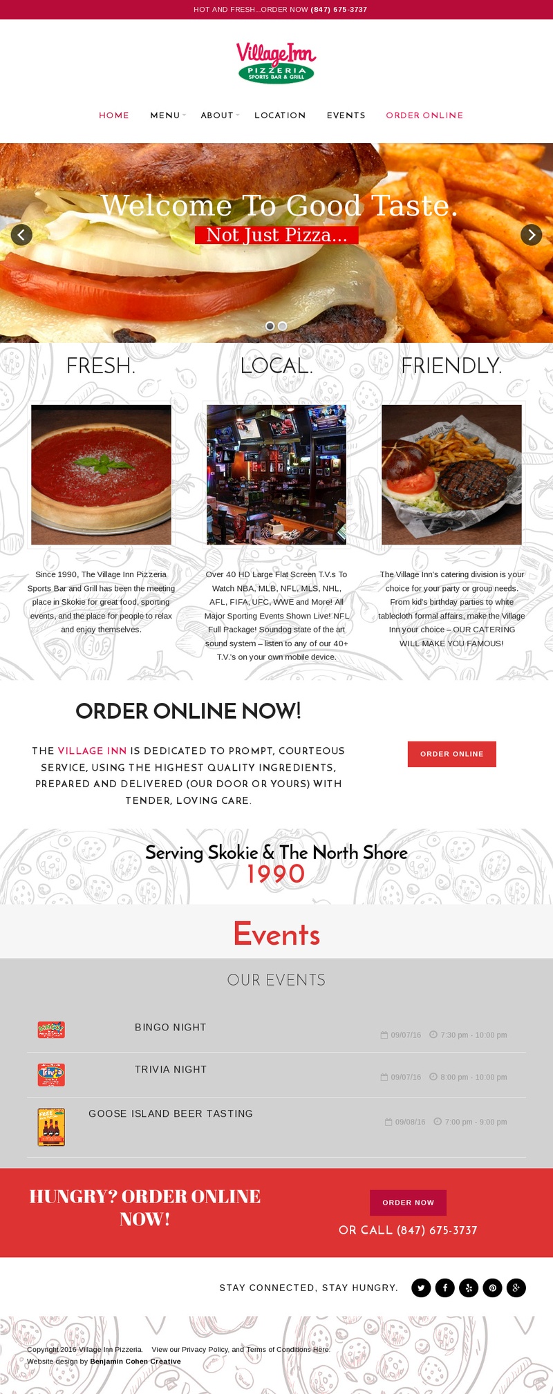 Restaurant Web Design 